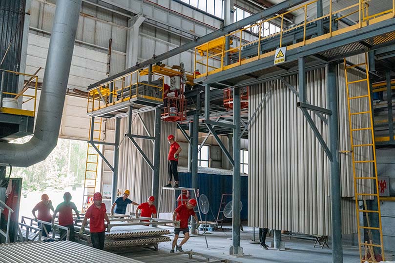 Roller kiln production line
